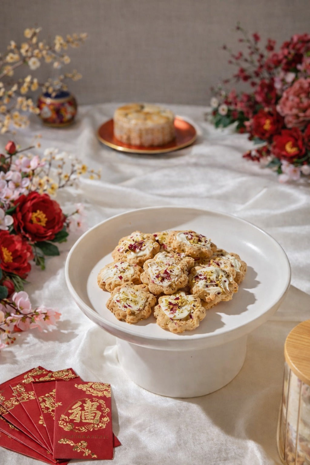 Pistachio White Chocolate Cookies