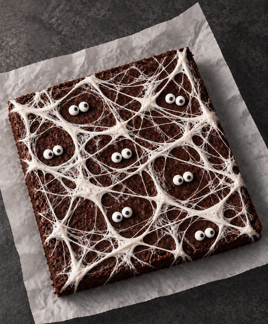 Halloween Brownie Slab