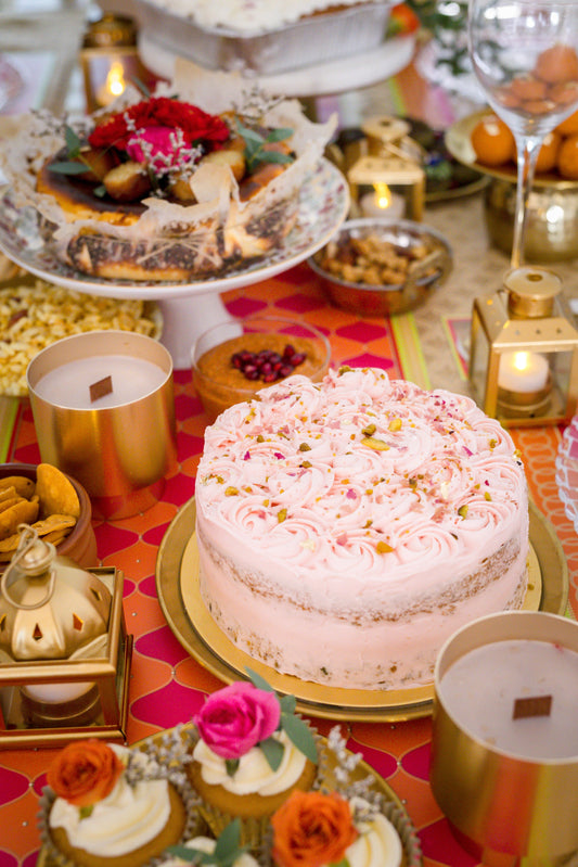 Rose Pistachio Cake – (A Diwali Special)